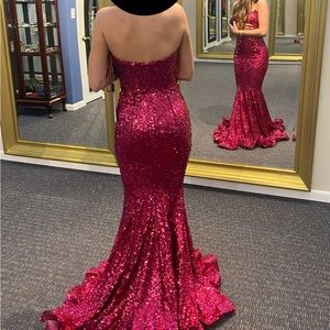 Portia and Scarlett full sequin prom/pageant dress.